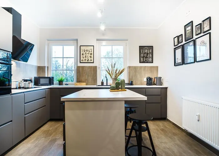 Bbq I Xxl Rooftop I Kamin I King I Kuecheninsel I Wasch I Wooon Design I Lejlighed Mettingen (North Rhine-Westphalia)